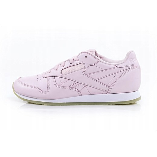 Buty sportowe damskie Reebok dla biegaczy różowe sznurowane bez wzorów 