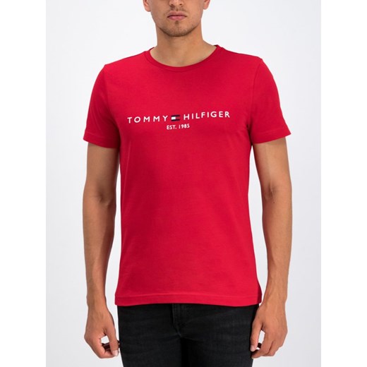 T-shirt męski Tommy Hilfiger z napisami 