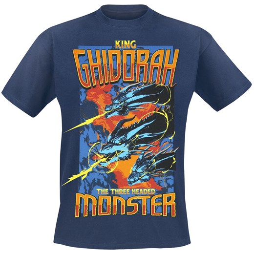 Godzilla - King Ghidorah - T-Shirt - ciemnoniebieski  Godzilla XXL EMP