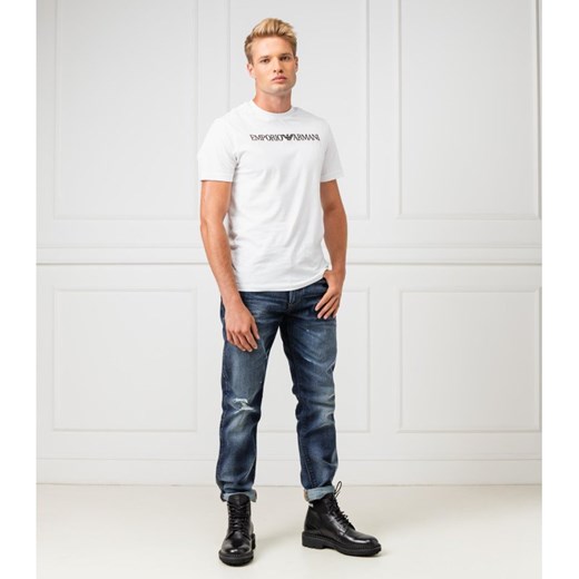 Emporio Armani jeansy męskie bez wzorów 