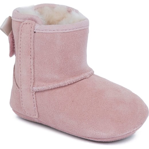 Buty zimowe dziecięce Ugg śniegowce różowe wełniane 
