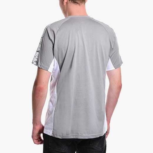 T-shirt męski Alpha Industries z krótkimi rękawami szary na wiosnę 