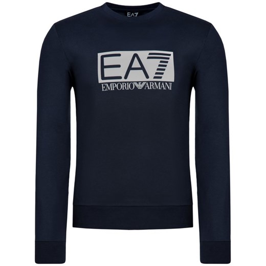 Bluza męska Ea7 Emporio Armani w stylu młodzieżowym w nadruki 