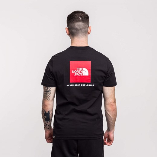 T-shirt męski The North Face z krótkim rękawem czarny sportowy 