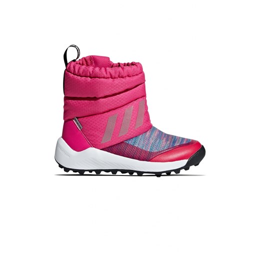 Buty zimowe dziecięce Adidas bez wzorów sznurowane 