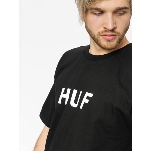T-shirt HUF Essentials Og Logo (black)  Huf XL SUPERSKLEP