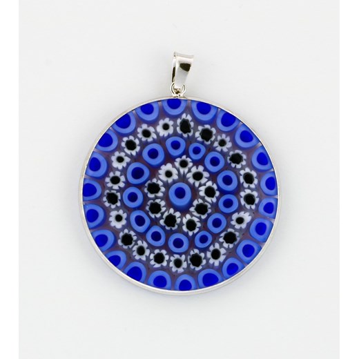 Wisiorek Murrina Niebieska - biżuteria szkło Murano Skarby Murano   promocyjna cena  