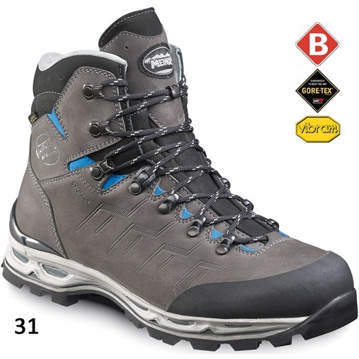 Meindl buty trekkingowe męskie na zimę sportowe wiązane gore-tex 