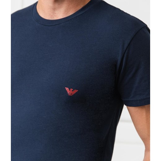 T-shirt męski Emporio Armani wiosenny z krótkimi rękawami 