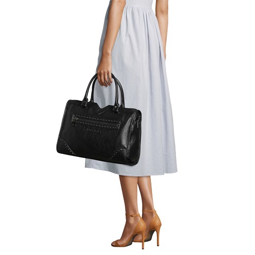 Shopper bag Replay z aplikacjami średnia elegancka 