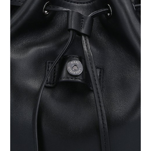 Karl Lagerfeld Skórzany plecak K/SIGNATURE  Karl Lagerfeld uniwersalny Gomez Fashion Store