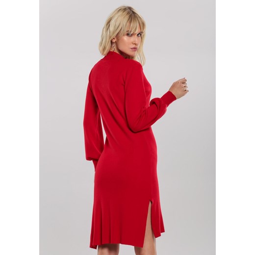 Czerwona Sukienka Ceiling  Renee S/M Renee odzież