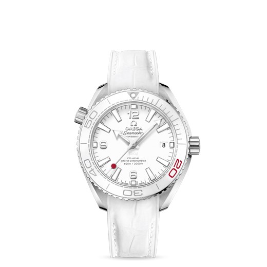 Biały zegarek Omega 