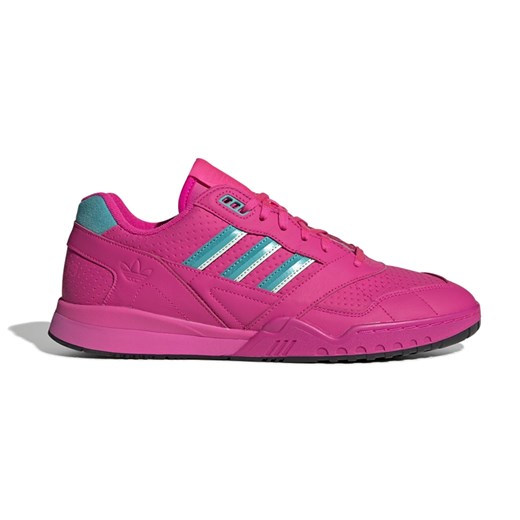 Buty sportowe męskie różowe Adidas sznurowane 