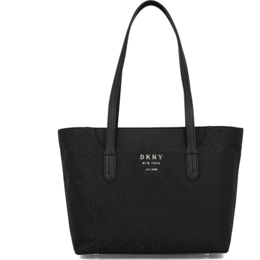 Shopper bag Dkny bez dodatków duża elegancka na ramię 