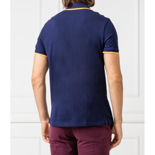 T-shirt męski niebieski Polo Ralph Lauren z krótkimi rękawami 