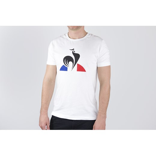 T-shirt męski Le Coq Sportif w nadruki z krótkim rękawem 