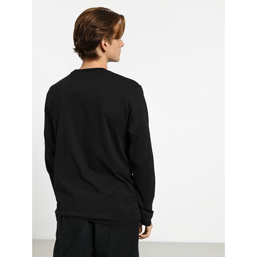 T-shirt męski Element bawełniany czarny z długim rękawem 