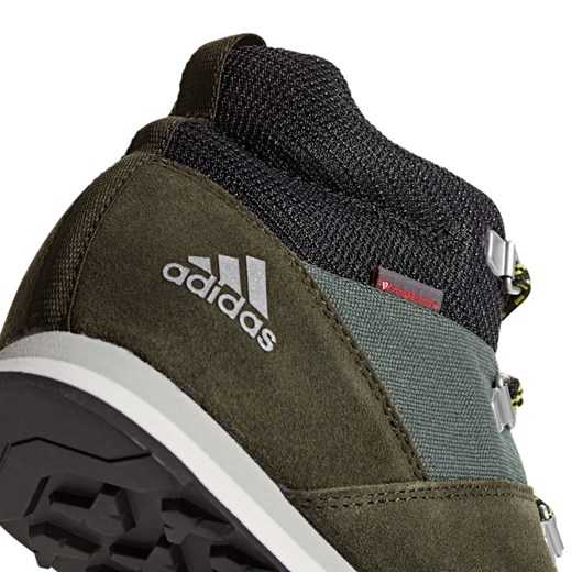 Buty zimowe dziecięce Adidas sznurowane zielone trapery 