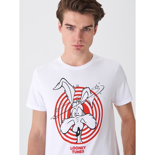 House - T-shirt z nadrukiem Looney Tunes - Biały House  M 