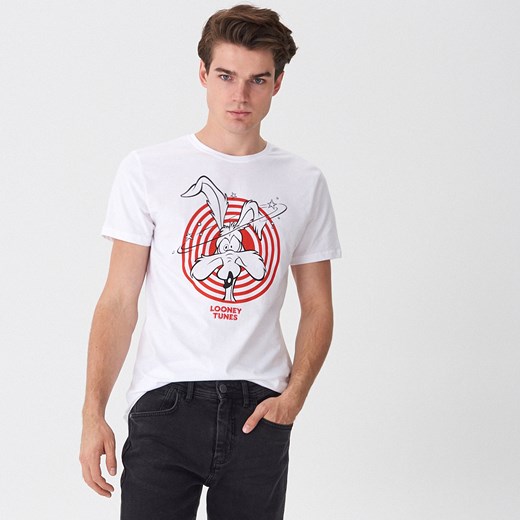 House - T-shirt z nadrukiem Looney Tunes - Biały  House XL 
