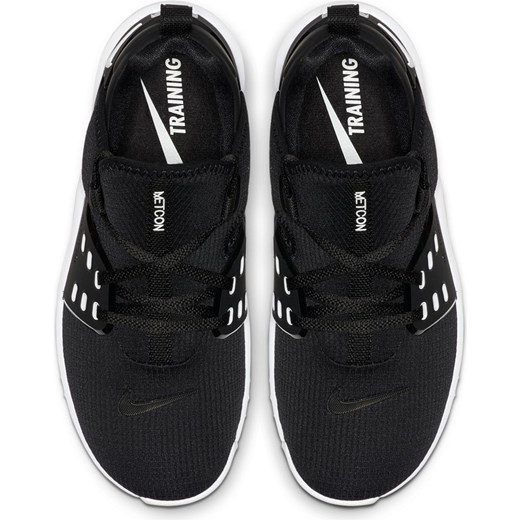 Buty sportowe damskie Nike gładkie z gumy płaskie sznurowane 