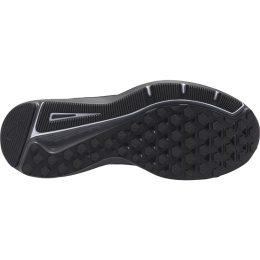 Buty sportowe damskie czarne Nike do biegania bez wzorów płaskie sznurowane 