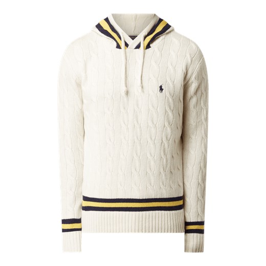 Sweter męski Polo Ralph Lauren biały casualowy 