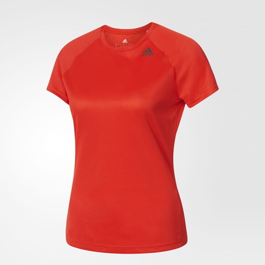 Czerwona bluzka sportowa Adidas 
