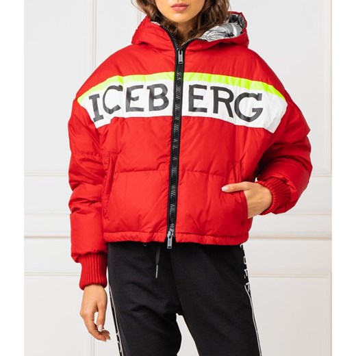 Kurtka damska Iceberg krótka z kapturem casualowa