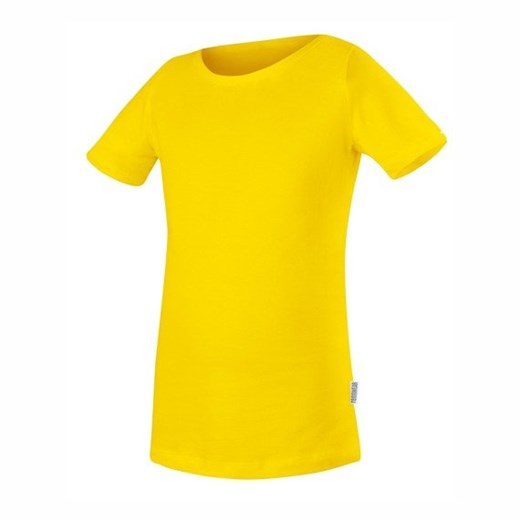 Bluzka dziewczęca żółta Rennwear bez wzorów 