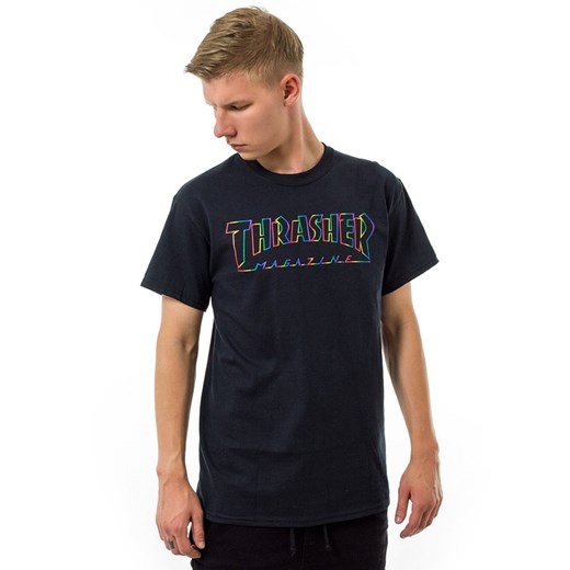 Koszulka męska Thrasher t-shirt Spectrum black N  Thrasher XL matshop.pl