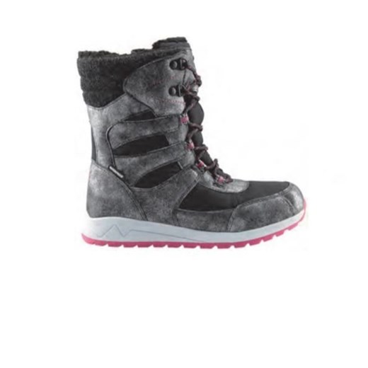 Buty zimowe dziecięce 4F sznurowane szare śniegowce 