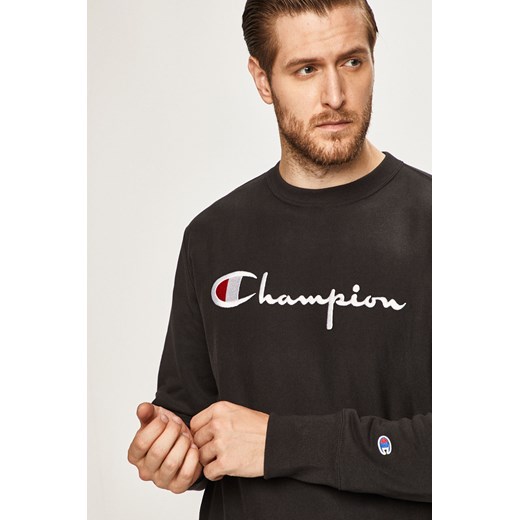 Bluza sportowa czarna Champion bawełniana 