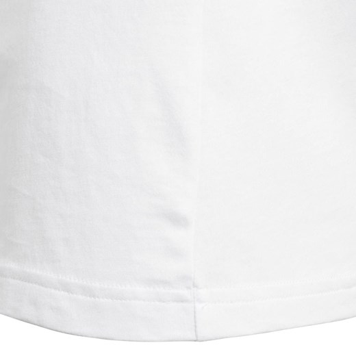 Biała bluzka dziewczęca Adidas bawełniana na lato 