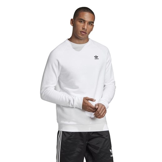 Adidas bluza sportowa biała jesienna bawełniana 