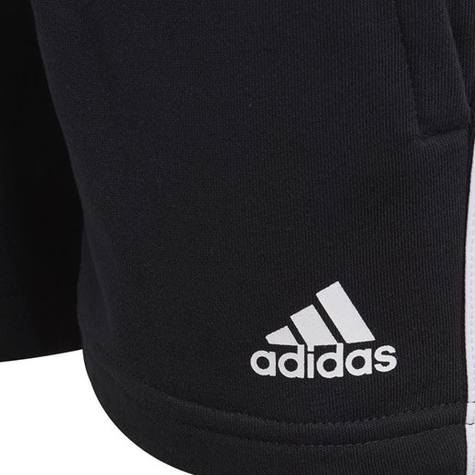 Spodenki chłopięce Adidas czarne w paski 