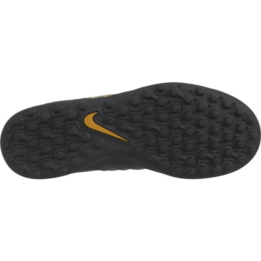 Czarne buty sportowe dziecięce Nike sznurowane skórzane 