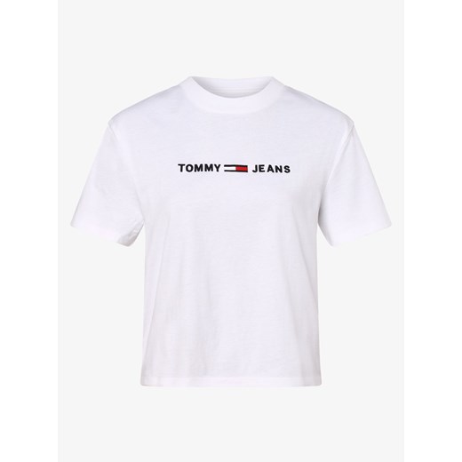 Tommy Jeans - T-shirt damski, biały  Tommy Jeans M vangraaf