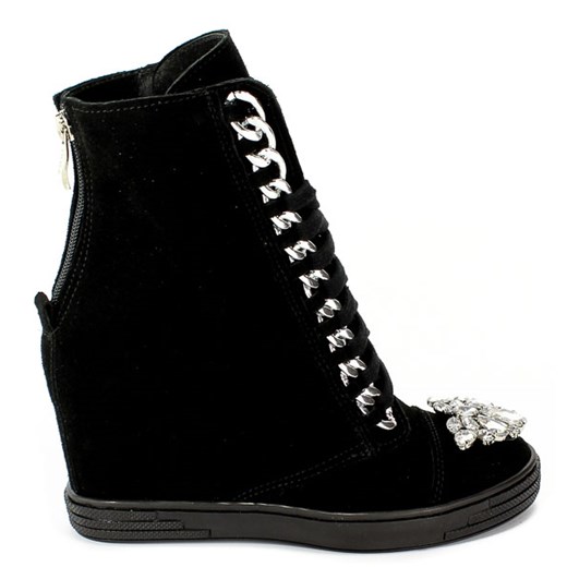 Sneakersy Booci 2222/199/s Czarny/z Booci 35 EuroButy.com.pl