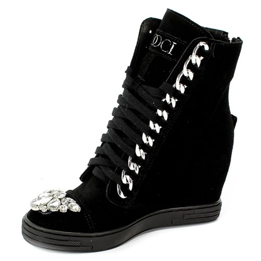 Sneakersy Booci 2222/199/s Czarny/z Booci 35 EuroButy.com.pl