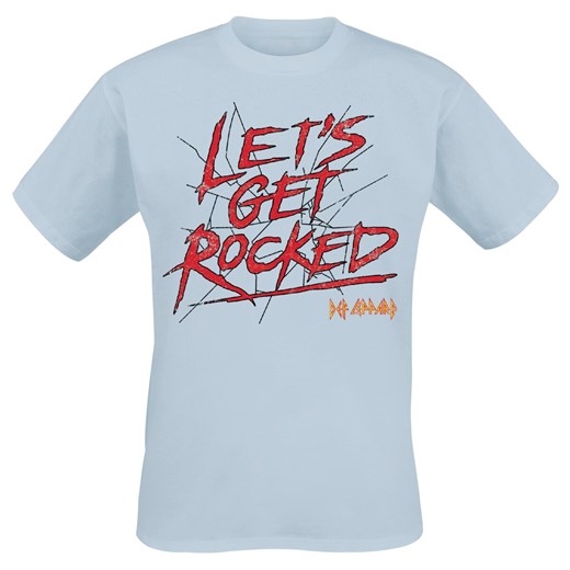 Def Leppard - Let&apos;s Get Rocked - T-Shirt - jasnoniebieski  Def Leppard XXL EMP