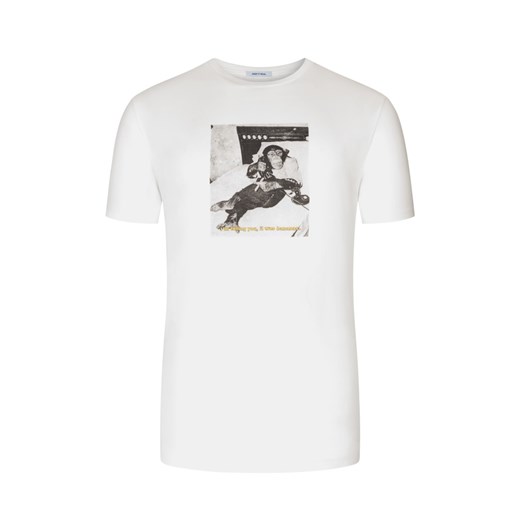 Jack & Jones, T-shirt z nadrukiem BiaŁy