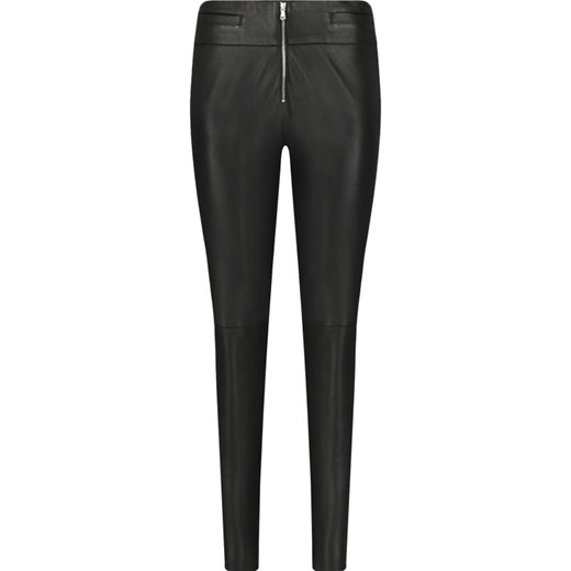 Emporio Armani Skórzane spodnie | Slim Fit Emporio Armani  38 Gomez Fashion Store
