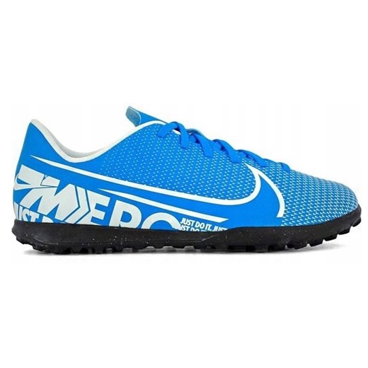 Buty sportowe dziecięce Nike Football sznurowane niebieskie na wiosnę 