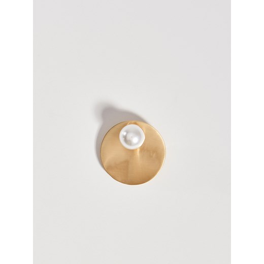 Mohito - Broszka z perłą syntetyczną - Złoty  Mohito One Size 