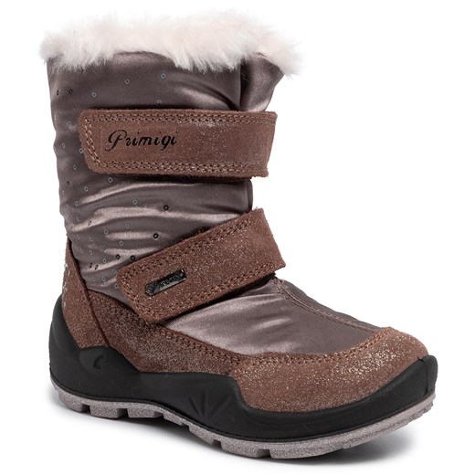 Buty zimowe dziecięce brązowe Primigi gore-tex śniegowce 
