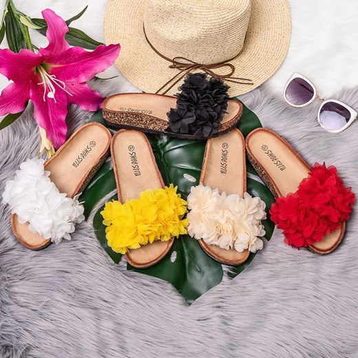Damskie klapki żółte SHOESITA JS-5050ZL Modanoemi 36 okazja Escoli