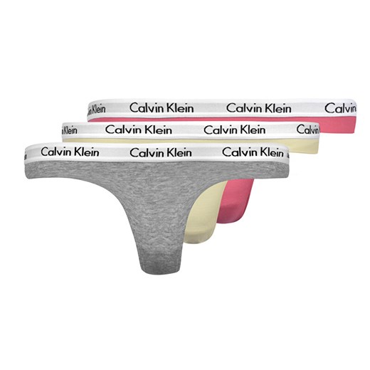Calvin Klein Komplet majtek damskich Thong 3Pk QD3587E -OPB (rozmiar S) Raty 10x0%! Do 24.11.2019. # Darmowa dostawa od 269 zł do 20.11.2019!