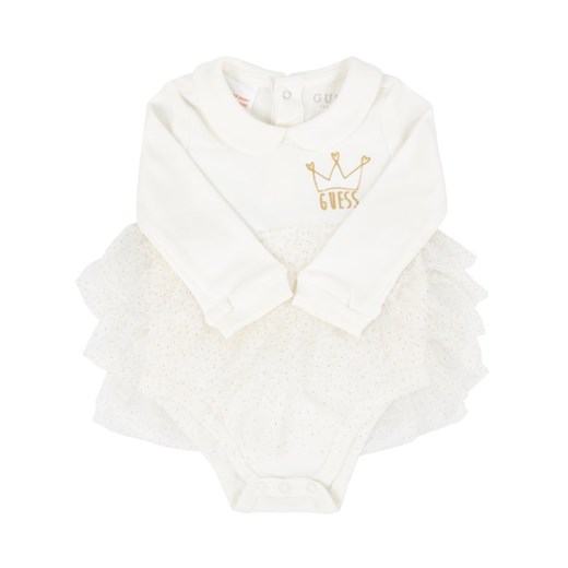 Guess odzież dla niemowląt w nadruki biała 